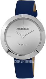 Jacques Lemans La Passion Srebrny/Skóra Ø37 mm 1-2031C