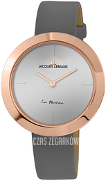 Jacques Lemans La Passion Szary/Skóra Ø37 mm 1-2031G