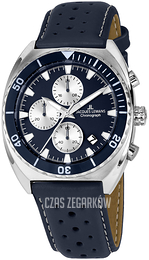Jacques Lemans Retro Niebieski/Skóra Ø41 mm 1-2041K.1