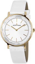 Jacques Lemans Nice Biały/Skóra Ø37 mm 1-2054L