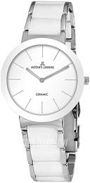 Jacques Lemans Monaco Biały/Czeramiczna Ø40 mm 1-42-8B