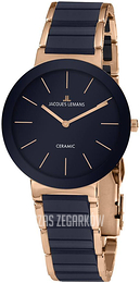 Jacques Lemans Monaco Niebieski/Czeramiczna Ø34 mm 42-7R