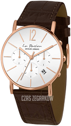 Jacques Lemans La Passion Biały/Skóra Ø40 mm LP-123L