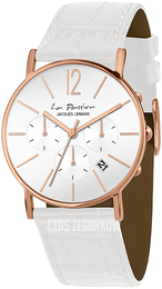 Jacques Lemans La Passion Biały/Skóra Ø40 mm LP-123M