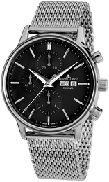 Jacques Lemans Retro Classic Czarny/Stal Ø44 mm N-208C