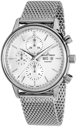 Jacques Lemans Retro Classic Biały/Stal Ø44 mm N-208E