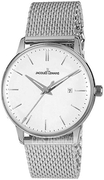 Jacques Lemans Retro Classic Biały/Stal Ø26 mm N-216E