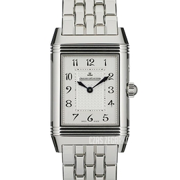 Jaeger LeCoultre Reverso Joaillerie Duetto Duo Srebrny/Stal 42x26 mm 2698120