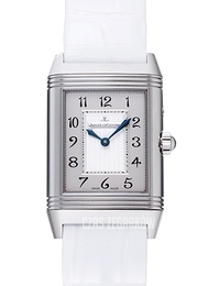 Jaeger LeCoultre Reverso Joaillerie Duetto Duo Czarny/Skóra 42x26 mm 2698420