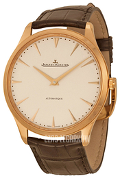 Jaeger LeCoultre Master Ultra Thin 41 Pink Gold Beżowy/Skóra Ø41 mm 1332511