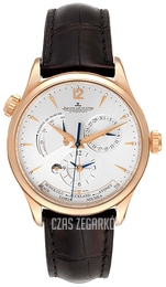 Jaeger LeCoultre Master Geographic Pink Gold Srebrny/Skóra Ø39 mm 1422521