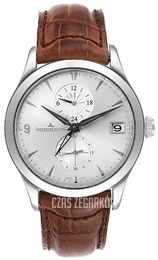 Jaeger LeCoultre Master Control Master Hometime Srebrny/Skóra Ø40 mm 1628430
