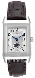 Jaeger LeCoultre Reverso Grande Srebrny/Skóra 46x29 mm 3038420