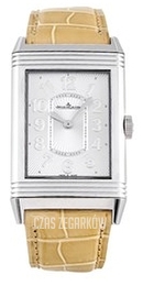 Jaeger LeCoultre Reverso Grande Srebrny/Skóra 3208420