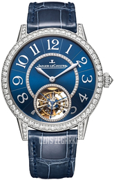 Jaeger LeCoultre Rendez-Vous Niebieski/Skóra Ø39 mm 3413480