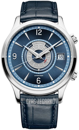 Jaeger LeCoultre Master Control Niebieski/Skóra Ø40 mm 410848J