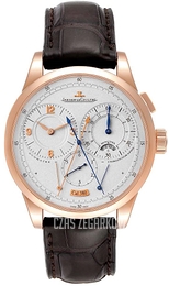 Jaeger LeCoultre Duomètre Duomètre À Chronographe Srebrny/Skóra Ø42 mm 6012420
