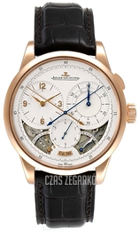 Jaeger LeCoultre Duometre A Chronographe Srebrny/Skóra Ø42 mm 6012521