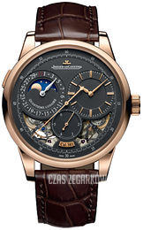 Jaeger LeCoultre Duometre Szary/Skóra Ø42 mm 604244J