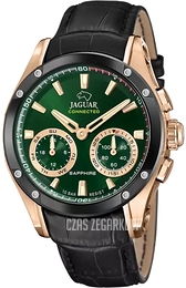Jaguar Connected Zielony/Skóra Ø45 mm J959/2