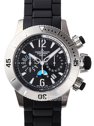 Jaeger LeCoultre Master Compressor Diving Diving Chronograph Czarny/Guma Ø44 mm 186T770