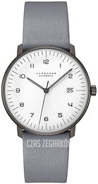 Junghans Max Bill Biały/Skóra Ø38 mm 27/4007.04