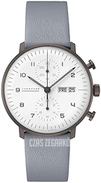 Junghans Max Bill Biały/Skóra Ø40 mm 27/4008.04