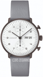 Junghans Max Bill Biały/Skóra Ø40 mm 27/4008.05