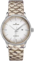 Junghans Meister Biały/Skóra Ø33.1 mm 27/4047.00