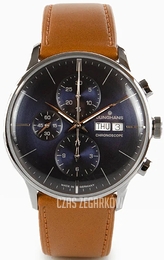 Junghans Meister Niebieski/Skóra Ø40.7 mm 27/4526.03