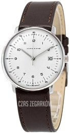 Junghans Max Bill Srebrny/Skóra Ø38 mm 41/4461.02