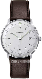 Junghans Max Bill Srebrny/Skóra Ø38 mm 41/4461.04