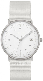 Junghans Max Bill Biały/Tkanina Ø32.7 mm 47/4050.04