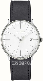 Junghans Max Bill Srebrny/Skóra Ø38 mm 59/2020.04