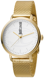Just Cavalli CFC Biały/Stal w odcieniu złota Ø40 mm JC1G012M0075
