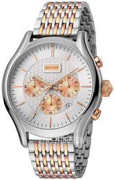 Just Cavalli Sport Biały/Stal w kolorze różowego złota Ø43 mm JC1G038M0105