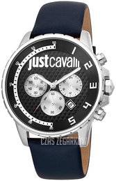 Just Cavalli Czarny/Skóra Ø44 mm JC1G063L0225