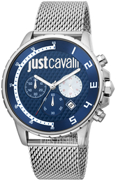 Just Cavalli Niebieski/Stal Ø44 mm JC1G063M0275