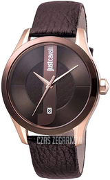 Just Cavalli Brązowy/Skóra Ø42 mm JC1G066L0045