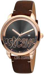 Just Cavalli Czarny/Skóra Ø42 mm JC1G079L0235