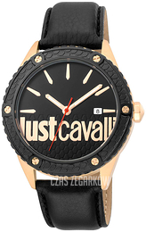 Just Cavalli Czarny/Skóra Ø44 mm JC1G080L0025