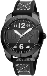 Just Cavalli Czarny/Tkanina Ø43 mm JC1G106P0025