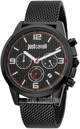 Just Cavalli Sport Czarny/Stal Ø42 mm JC1G175M0065