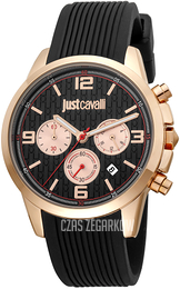 Just Cavalli Sport Czarny/Guma Ø42 mm JC1G175P0025