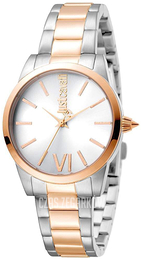 Just Cavalli Relaxed Srebrny/Stal w kolorze różowego złota Ø32 mm JC1L010M0145
