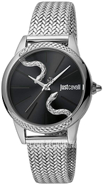 Just Cavalli Animal Czarny/Stal Ø34 mm JC1L029M0085