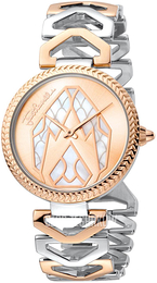 Just Cavalli Animal Różowe złoto/Stal w kolorze różowego złota Ø34 mm JC1L045M0105
