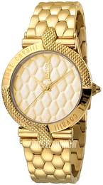 Just Cavalli Szampański/Stal w odcieniu złota Ø34 mm JC1L047M0065