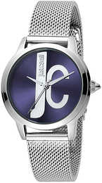 Just Cavalli Niebieski/Stal Ø34 mm JC1L050M0075