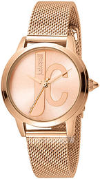 Just Cavalli Różowe złoto/Stal w kolorze różowego złota Ø34 mm JC1L050M0095